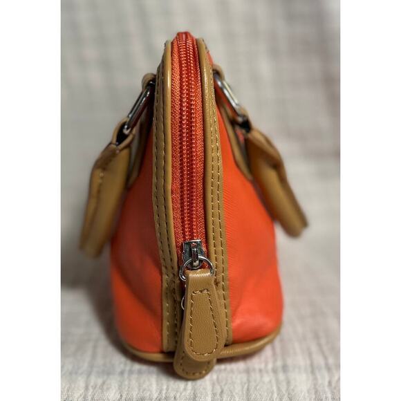 Giani Bernini Coral & Tan Mini Purse - Picture 5 of 10